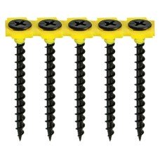TIMCO Collated Coarse Thread Drywall Screws - 3.5 x 32mm - Black Phosphate - Pack of 1000