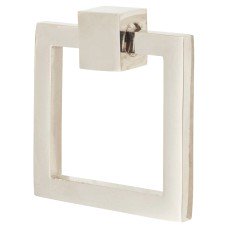 Heritage Brass by M Marcus Square Ring Cabinet Drop Handle - 50 x 55mm - Polished Nickel Heritage Brass by M Marcus Square Ring Cabinet Drop Handle - 50 x 55mm - Polished Nickel