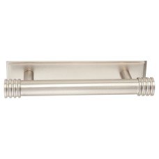  Frelan Hoxton Sturt Cabinet Handle on Rushton Backplate - 96mm Centres - Satin Nickel