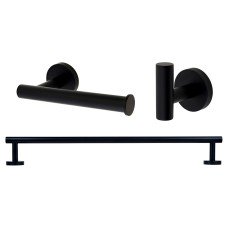 Exel Essential Bathroom Set - Matt Black