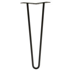 Rothley Hairpin Leg - 2 Pin - 350mm Height - Matt Black