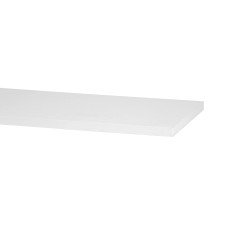 elfa Twin Slot Shelving System - White Edged Melamine Board/Shelf - 1200 x 250 x 19mm - White