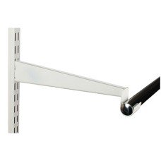 elfa Twin Slot Shelving System - Hanging Rail Bracket - 325mm Length - White
