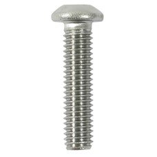 TIMCO Button Head Socket Screws - M6 x 30mm - A2 Stainless Steel - Pack of 10
