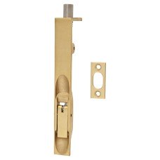 Jedo by Frelan Lever Action Flush Bolt - 150 x 20mm - Fire Rated - Square - PVD Brass