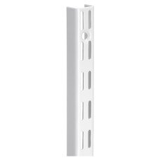 elfa Twin Slot Shelving System - Shelf Wall Upright - 1980mm Length - White