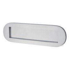 Radius Letter Plate - 254 x 77mm - Polished Chrome