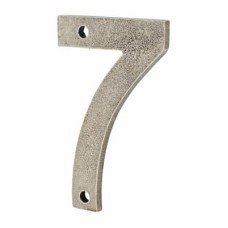 Finesse 76mm Screw Fix Door Numeral - 7 - Pewter