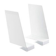 elfa Twin Slot Shelving System - Shelf Book End/Shelf End - 200 x 153 x 53mm - White - Pair elfa Twin Slot Shelving System - Shelf Book End/Shelf End - 200 x 153 x 53mm - White - Pair