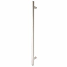 Exel 30mm T-Bar Door Pull Handle - Bolt Fix - 450mm Centres - Polished Stainless Steel