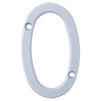 76mm Screw Fix Door Numeral - 0 - Premiu...