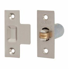 Jedo Original British Pattern Roller Catch - 23 x 59mm Faceplate - Polished Nickel