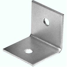 Heavy Duty Bracket - 50 x 50 x 50mm - Bright Zinc Plated - Pack of 10