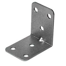 Heavy Duty Bracket - 50 x 50 x 36mm - Bright Zinc Plated - Pack of 10