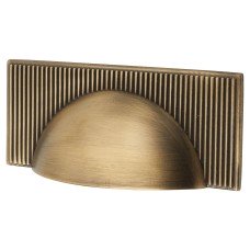 Hendel & Hendel Barrington Cabinet Cup Handle - 64mm Centres - Antique Brass