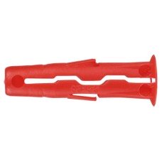 Rawlplug UNO Universal Wall Plug - 6 x 28mm - Red - Jar of 1000 Plugs