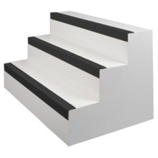 EdgeGrip Heavy Duty Anti Slip Stair Nosing Strip - 3000 x 55 x 55mm - Black