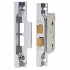 ERA 2 Lever Rebated Sashlock - 77mm Case - 56mm Backset - Chrome Effect