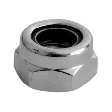 TIMCO Nylon Insert Hex Nut - Type T - M12 - A2 Stainless Steel - Pack of 5