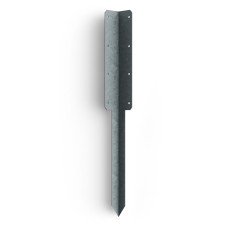 FenceMate Double Sleeper Pin Corner Bracket - 750 x 2mm - Galvanised