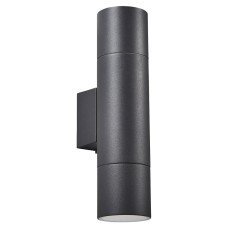 Forum Zink Morro Outdoor Up & Down Wall Light - IP44 - Anthracite