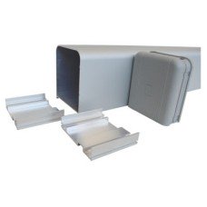 Label Neptis COP1 Central Infill cover for Double Swing Doors - 1m Length