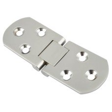 Counter Flap Cabinet Hinge - 80 x 30 x 2.5mm - Polished Chrome - Pair Counter Flap Cabinet Hinge - 80 x 30 x 2.5mm - Polished Chrome - Pair