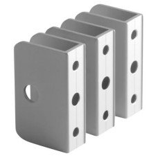 Pro Wall/Panel Bracket - 17-21mm Panels Satin Anodised Aluminium