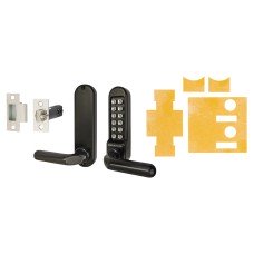 Borg BL5201 External Marine Grade Push Button Code Lock with Intumescent - Black