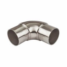 SWR Balustrade 90° Curved Elbow - 304 Brushed Satin Stainless Steel