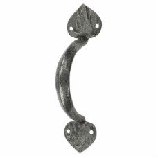 Olde Forge Gothic D-Bar Cabinet Pull Handle - 110mm Centres - Pewter
