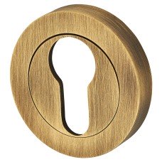 Serozzetta by Carlisle Brass Varese Escutcheon - 50mm Diameter - Euro - Antique Brass