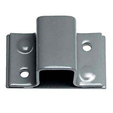 Monkey Tail 16mm Gate Bolt Socket - Staple Keep - Black