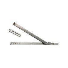 Concealed Door Closer Limiting Stay/Stop - uPVC/Timber - Satin Stainless Steel