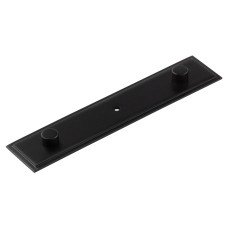 Frelan Hoxton Rushton Cabinet Knob Backplate Only - 140 x 30mm - Matt Black