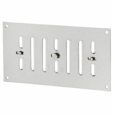 Exel Hit & Miss Vent - 165 x 89mm - Satin Chrome