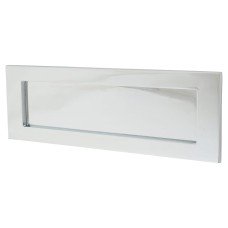 Carlisle Brass Victorian Letter Plate - 306 x 104mm - Polished Chrome