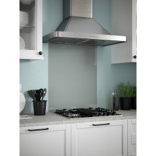 Self Adhesive Glass Kitchen Splashback - 750 x 600mm - Slate Grey