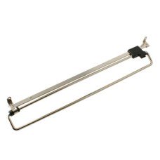 Pull Out Trouser Hanging Rail - 400 x 64mm - Nickel Plated