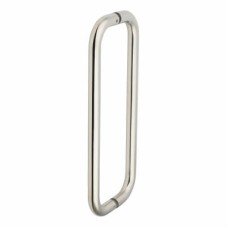 Exel 19mm D-Bar Door Pull Handle - Back to Back - 305mm Centres - Polished Stainless Steel