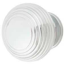 From The Anvil Beehive Round Cabinet Knob - 40mm Diameter - Polished Chrome