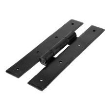 Olde Forge H Cabinet Hinge - 177 x 63 x 3mm - Antique Black Iron