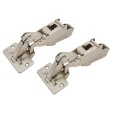 Blum CLIP Top Wide Angle Cabinet Hinge - 170° - Sprung - Half Overlay - Zinc Plated - Pair