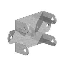 Easy Use Fence Panel Clip - 46 x 52mm - Galvanised