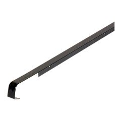 Exel 630mm Aluminium Worktop Straight Butt Joint - 30mm Worktop Thickness - Black