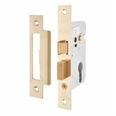 Exel Contract Euro Profile Sashlock - 65mm Case - 44mm Backset - Polished Brass Exel Contract Euro Profile Sashlock - 65mm Case - 44mm Backset - Polished Brass