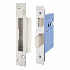 Hampstead BS3621 5 Lever Sashlock - 78mm Case - 57mm Backset - Polished Stainless Steel