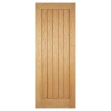LPD Mexicano 5 Panel Pre-Finished Solid Internal FD30 Fire Door - 1981 x 762 x 44mm - Oak