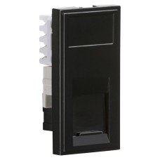 Knightsbridge CAT6 Euro Module - Unshielded - Black 