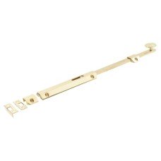 Hampstead Extra Long French Door Bolt/Flat Section Bolt - 355 x 36mm - Polished Brass